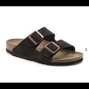 Mocha Suede Leather Birkenstock